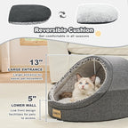Jiupety cat bed with hanging toy for kittens