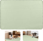 Cat Litter Mat, Extra Large 40" x 28" Silicone Mat Litter Trapping Mat for Scatter Control, Soft on Kitty Paws, Easy to Clean (Gray) - Image 10