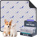 Velvopet washable pee pads for dogs 2 pack front view