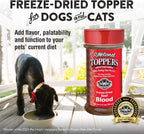 Northwest Naturals beef blood single ingredient pet food enhancer packaging close up