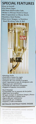 Lixit Pet Glass Water Bottle packaging and brand label display