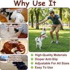 Elegaperma small to medium size pet suspenders for doggy dresses