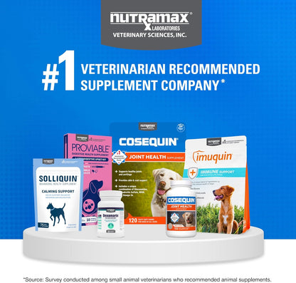 Nutramax Cosequin for Dogs Joint Health Supplement, Contains Glucosamine, Plus Chondroitin, MSM and Omega-3s, Supports Joint and Skin and Coat Health, Soft Chews, 120 Count - Image 9