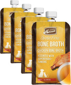 Merrick Grain Free Bone Broth, Premium Human Grade And Gluten Free Dog And Cat Food Topper Pouches, Chicken - 7 oz. Pouch - Image 13