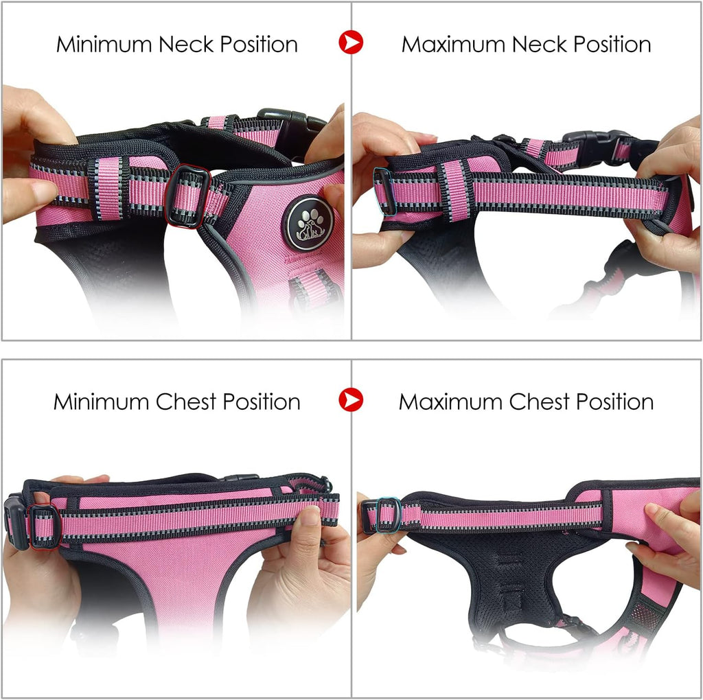 Quick release buckle detail on Nestroad dog harness