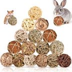 Various flavors of timothy hay treats for hamsters