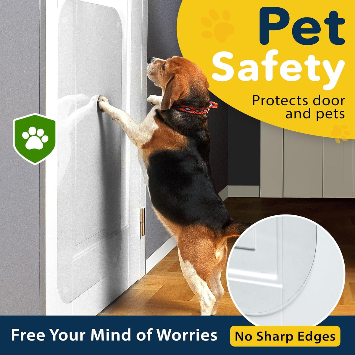 Tools-free adhesive installation of Protecto scratch guard