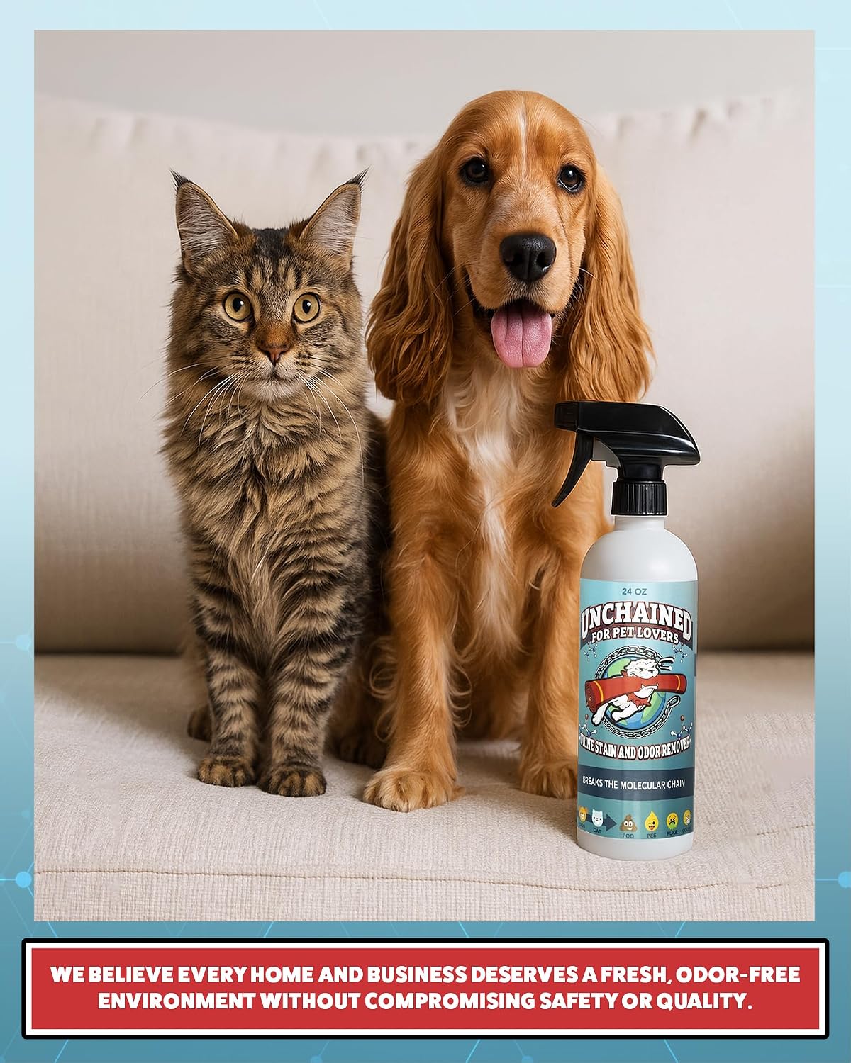 Truck Mount Forums Unchained pet odor eliminator packaging details