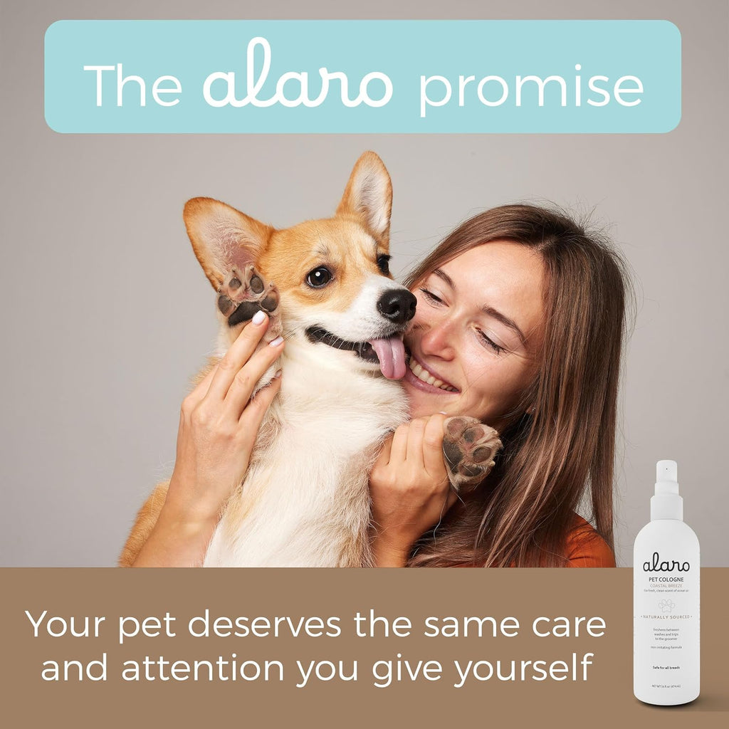 Alaro natural deodorizing pet perfume spray for dog odor control