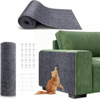 Abuzabu self adhesive cat scratching mat front view durable sofa guard