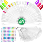 Novsix nail swatch sticks display set front view
