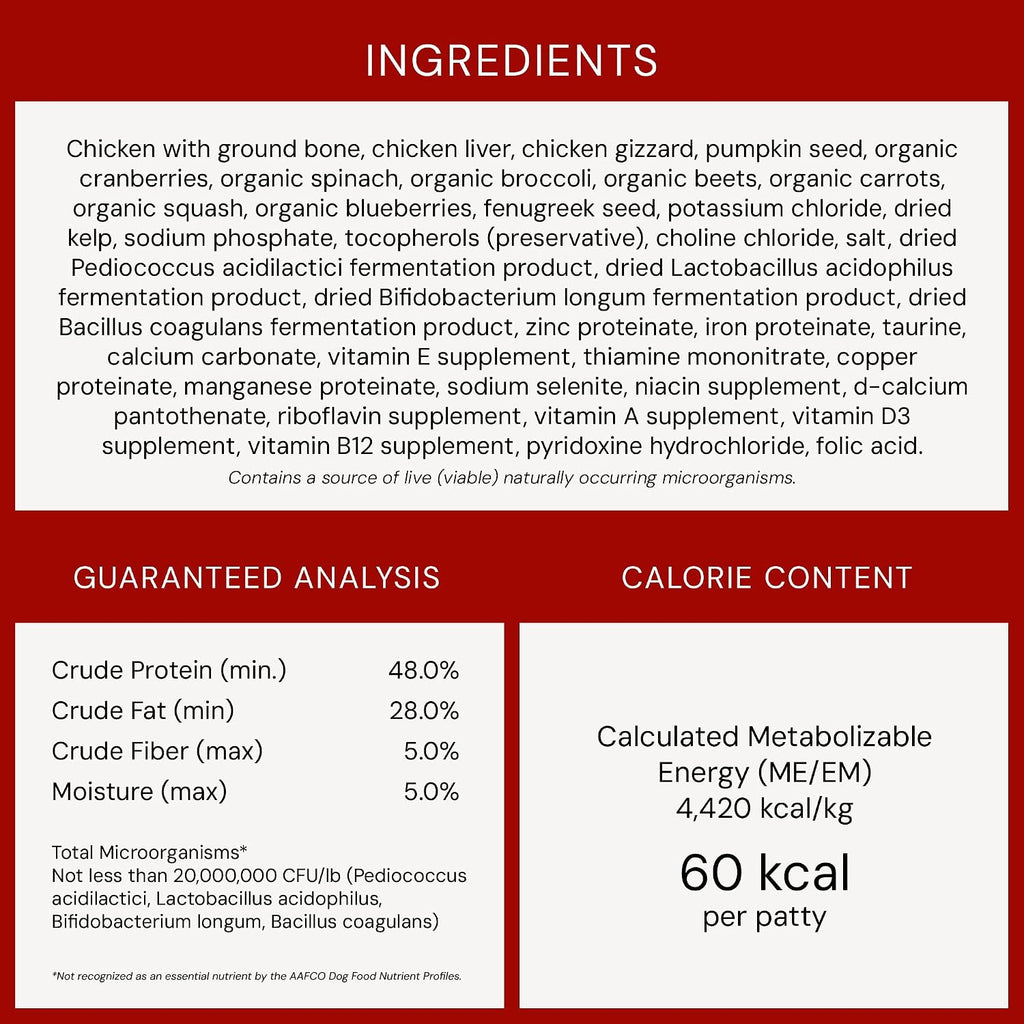 Stella & Chewy's Freeze-Dried Raw Dinner Patties - Chicken Recipe - High Protein Grain-Free Puppy & Dog Food - Perfect for Picky Eaters - 25 oz - Image 10