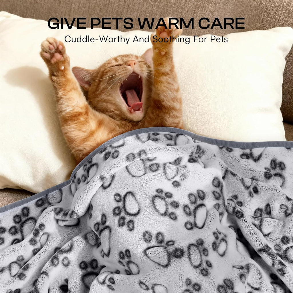 Luciphia washable cat flannel mat medium size soft dog throw
