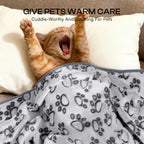 Luciphia washable cat flannel mat medium size soft dog throw
