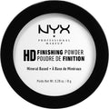 Nyx professional makeup high definition finishing powder front view packaging