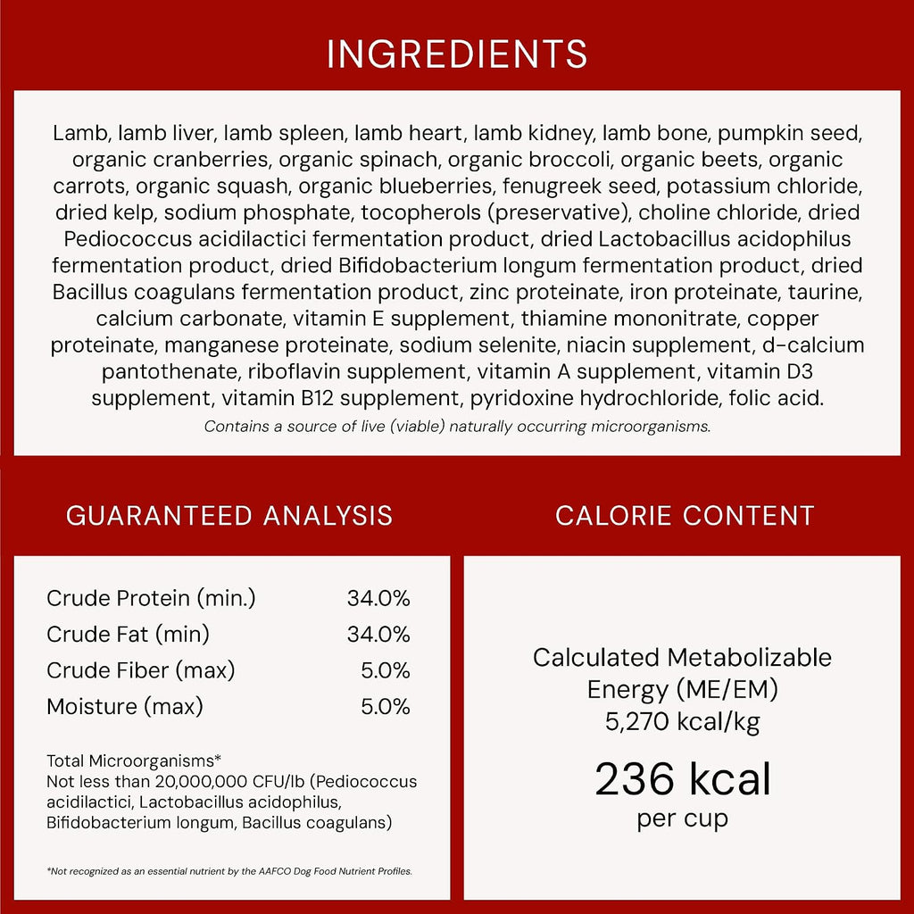 Stella & Chewy's Freeze-Dried Raw Lamb Meal Mixers- Dog Food Topper and Mixer - Made with 95% Grass-Fed Lamb, Organs & Bone - Perfect for Picky Eaters - Grain-Free - 3.5 oz - Image 10