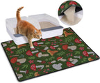 Bienbee Cat Litter Mat, 46"x27" Jumbo Litter Mat Double Layer Litter Trapping Mat,Reduces Tracking and Keeps Floors Clean, Black Cat XL - Image 9