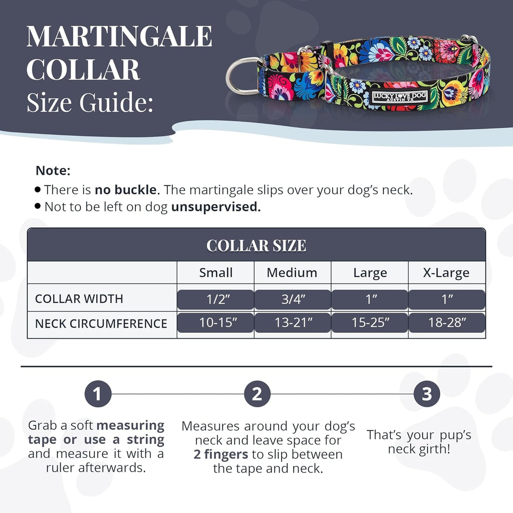 High density polyester webbing martingale dog collar with weatherproof steel D ring.