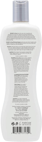 BioSilk whitening dog shampoo for white coats