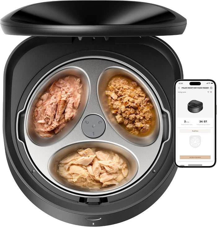 PETLIBRO Automatic Wet Food Cat Feeder 2026 New Version with Semiconductor Cooling, Refrigerated 3 Fresh Meals in 3 Days, App-Controlled Pet Food Dispenser, Stainless Steel Bowl, Easy to Clean - Image 1