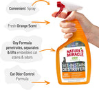 Natures Miracle set in stain destroyer logo and branding close up