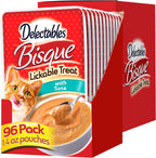 Delectables Lickable Treat Stew Non-Seafood Wet Cat Treat Variety Pack, Food Topper, Hydrating, Grain-Free, No Fillers, No By-Products, No Added Preservatives, 1.4oz Pouch, 12ct - Image 14