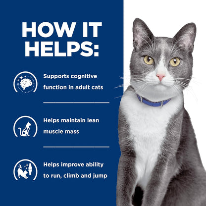 Hills veterinary recommended senior wet cat food tuna flavor