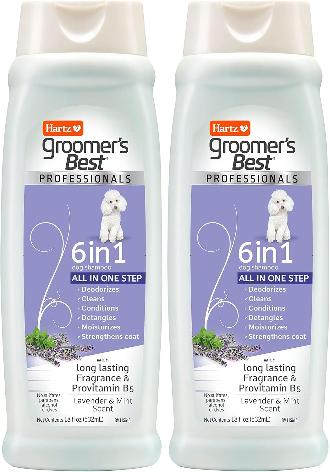 Hartz Groomer's Best Professionals 6-in-1 Dog Shampoo and Conditioner in One, 18 oz - Image 10