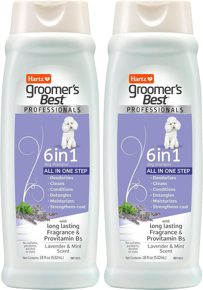 Hartz Groomer's Best Professionals 6-in-1 Dog Shampoo and Conditioner in One, 18 oz - Image 10