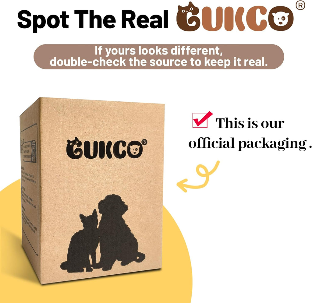 GUKCO automated vibrating dog ball toy plush turtle style sitting on floor