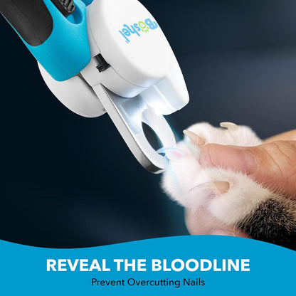 Side profile of Boshel pet grooming clipper safety guard