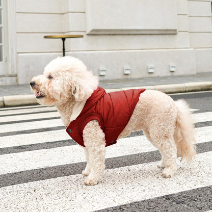 Vecomfy Fleece Lining Extra Warm Dog Hoodie in Winter,Small Dog Jacket Puppy Coats with Hooded,Red S - Image 7