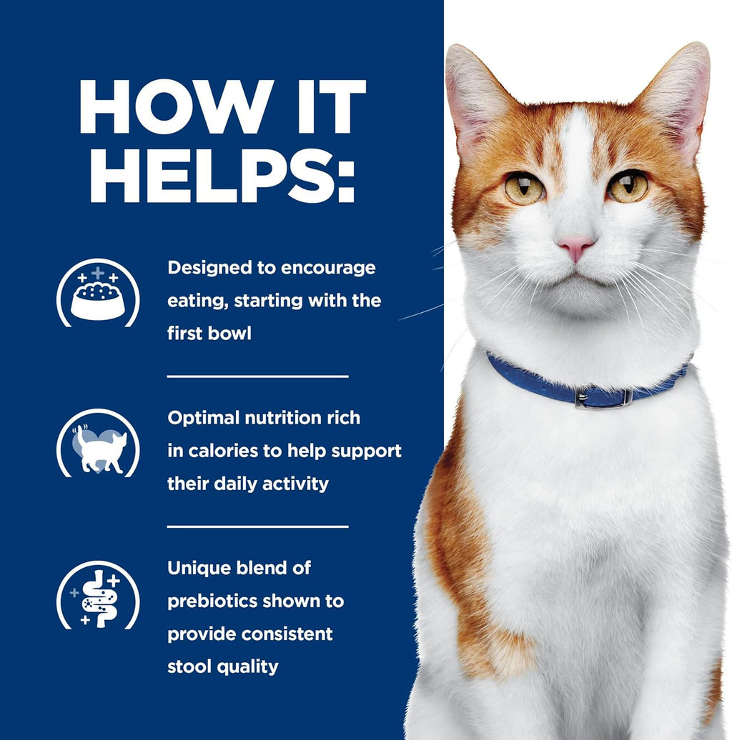 Hill's Prescription Diet clinical nutrition 7 pound cat food bag side view
