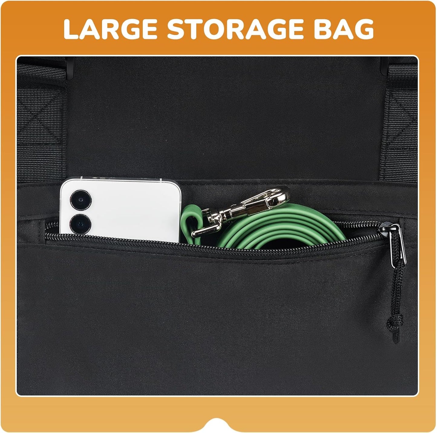 Interior view of BurgeonNest carrier with soft cushion