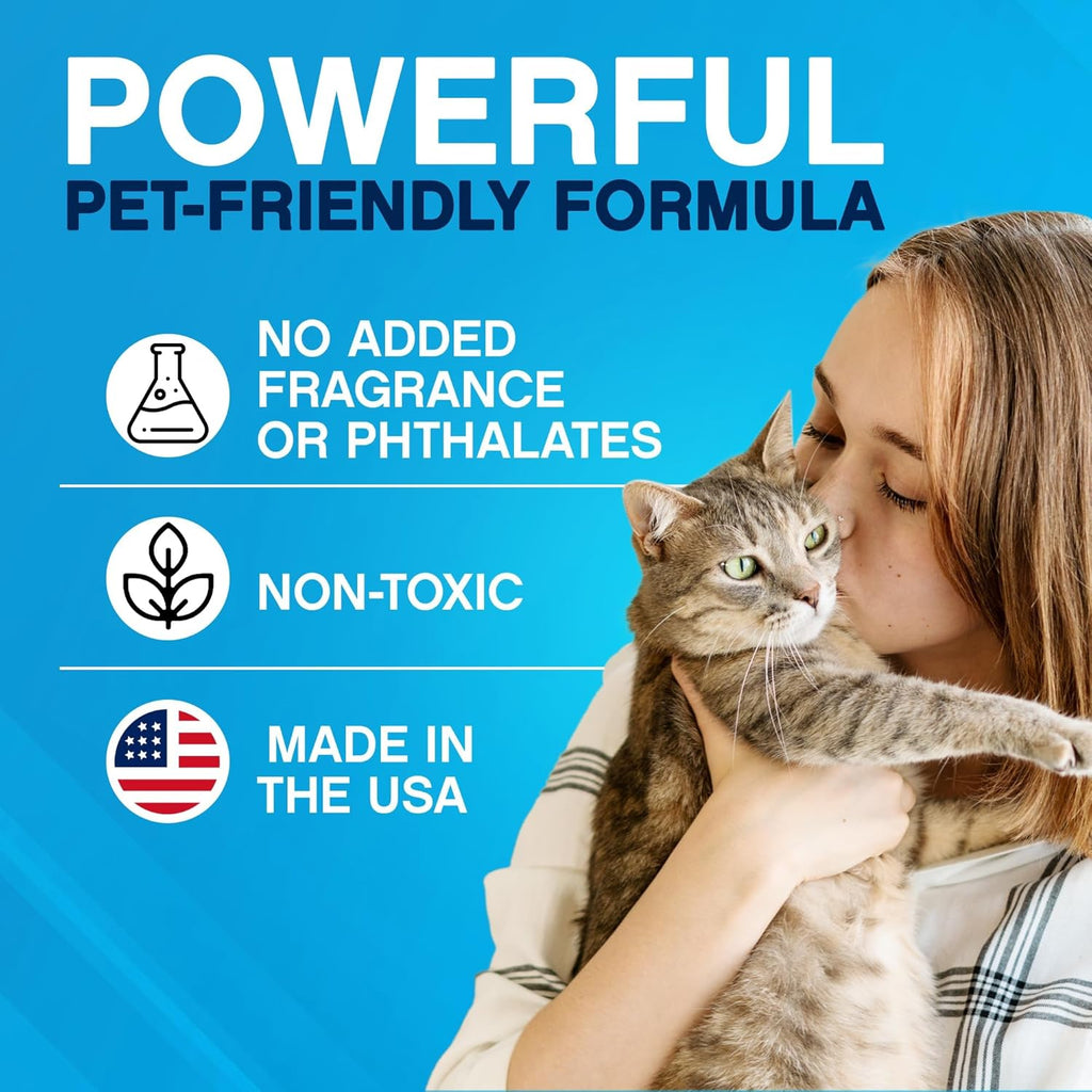 NonScents Fragrance Free Litter Deodorizer lifestyle setting with pet accessories