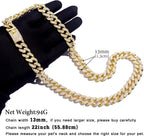 Flatfoosie hypoallergenic gold plated Cuban chain collar for medium large dogs