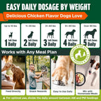 All in one dog multivitamin soft chews for skin immune and digestion support
