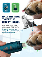 Yabife nail grinder showing digital battery percentage display