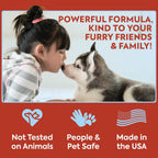 Safe non-staining Out! PetCare spray for dogs and puppies