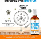 Antimicrobial cat skin irritation spray ingredient label view
