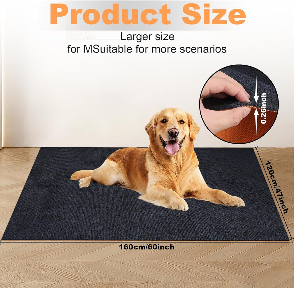 Close up of LynxLink non-slip textured backing for floor protection