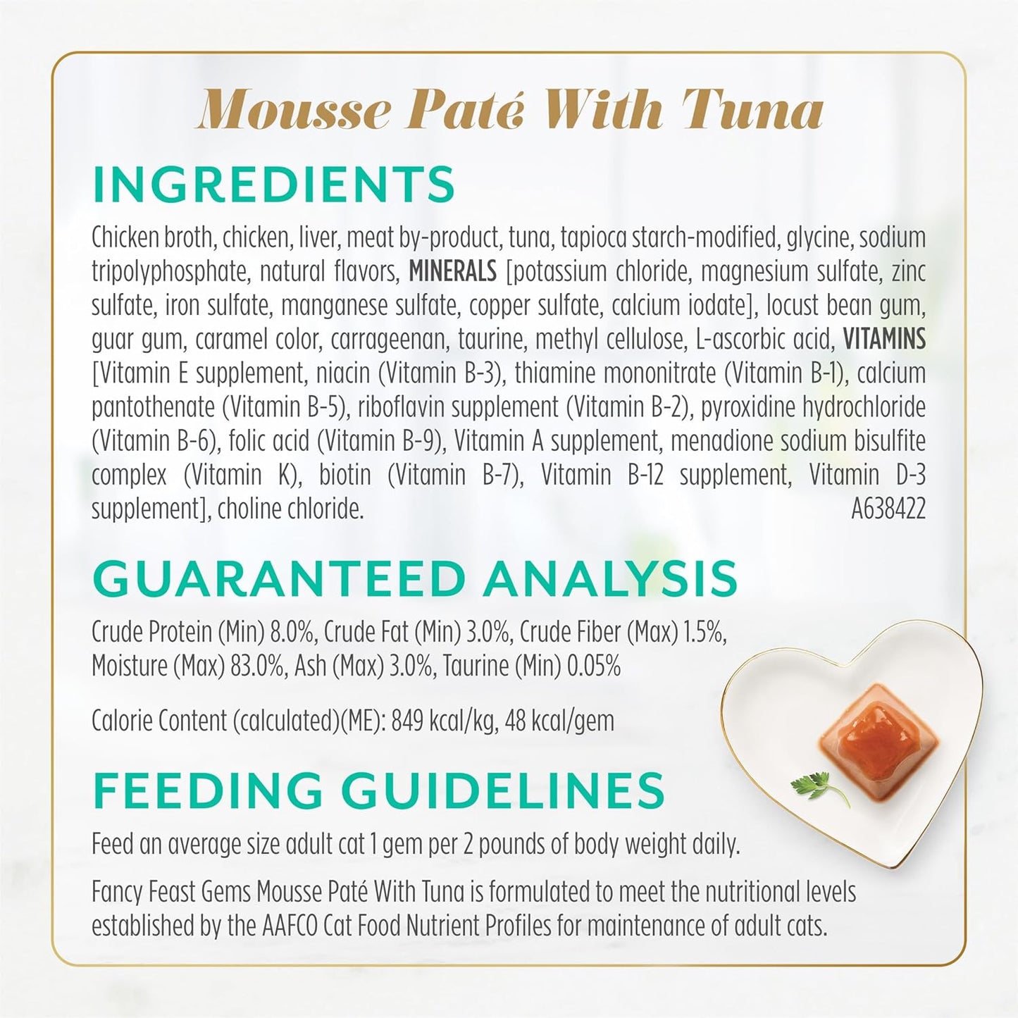 Fancy Feast Gems grain-free wet cat food box