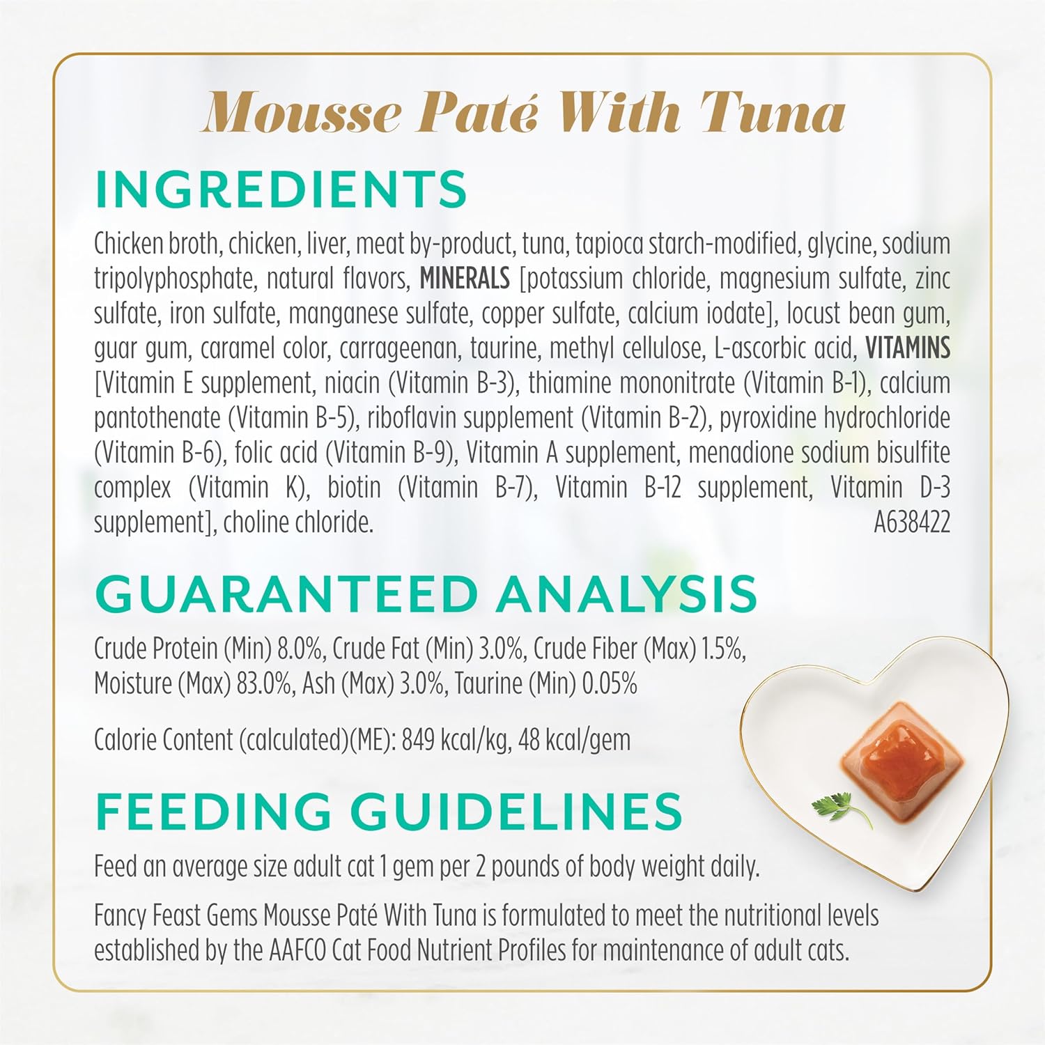 Fancy Feast Gems grain-free wet cat food box