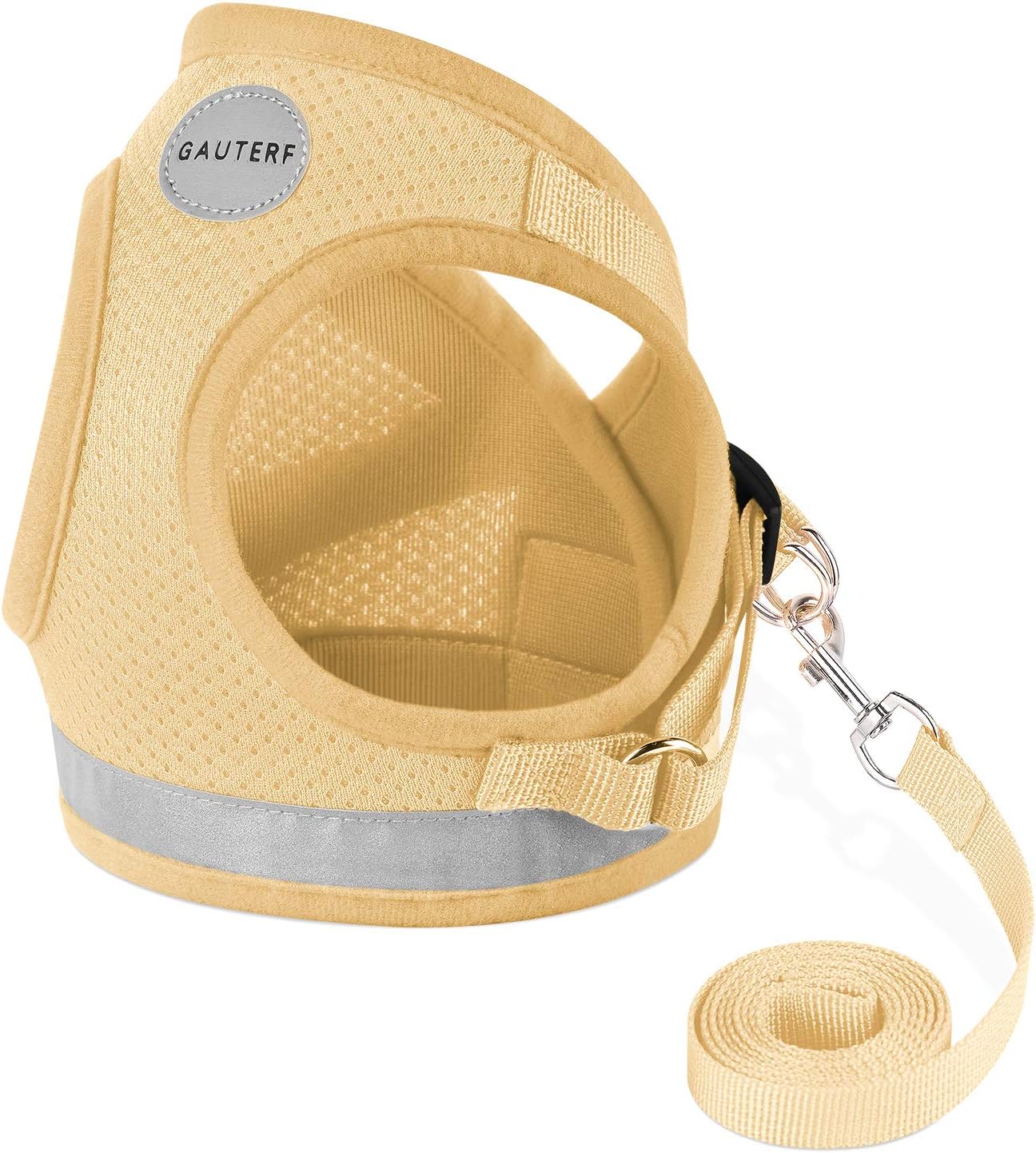 Cat Harnesses and Puppy Harness with Leashes Set, Escape Proof Cat Harness, Adjustable Reflective Soft Mesh Vest Fit Puppy Kitten Rabbit Ferrets's Outdoor Harness - Image 13