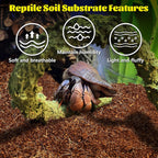 Close up view of the highly breathable layered structure of reptile vermiculite