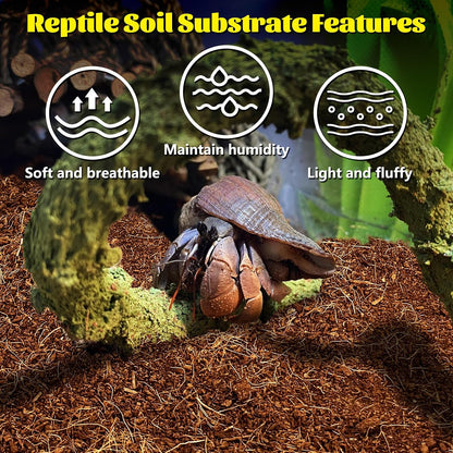 Close up view of the highly breathable layered structure of reptile vermiculite