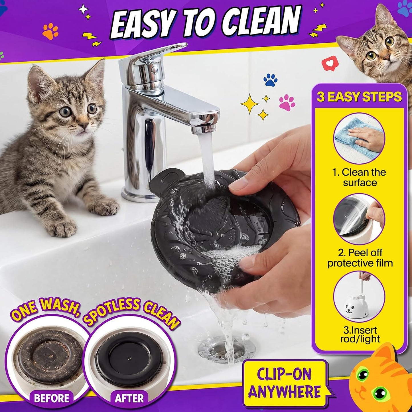 Automatic electronic flying bird wand toy securely attached to a glass window.