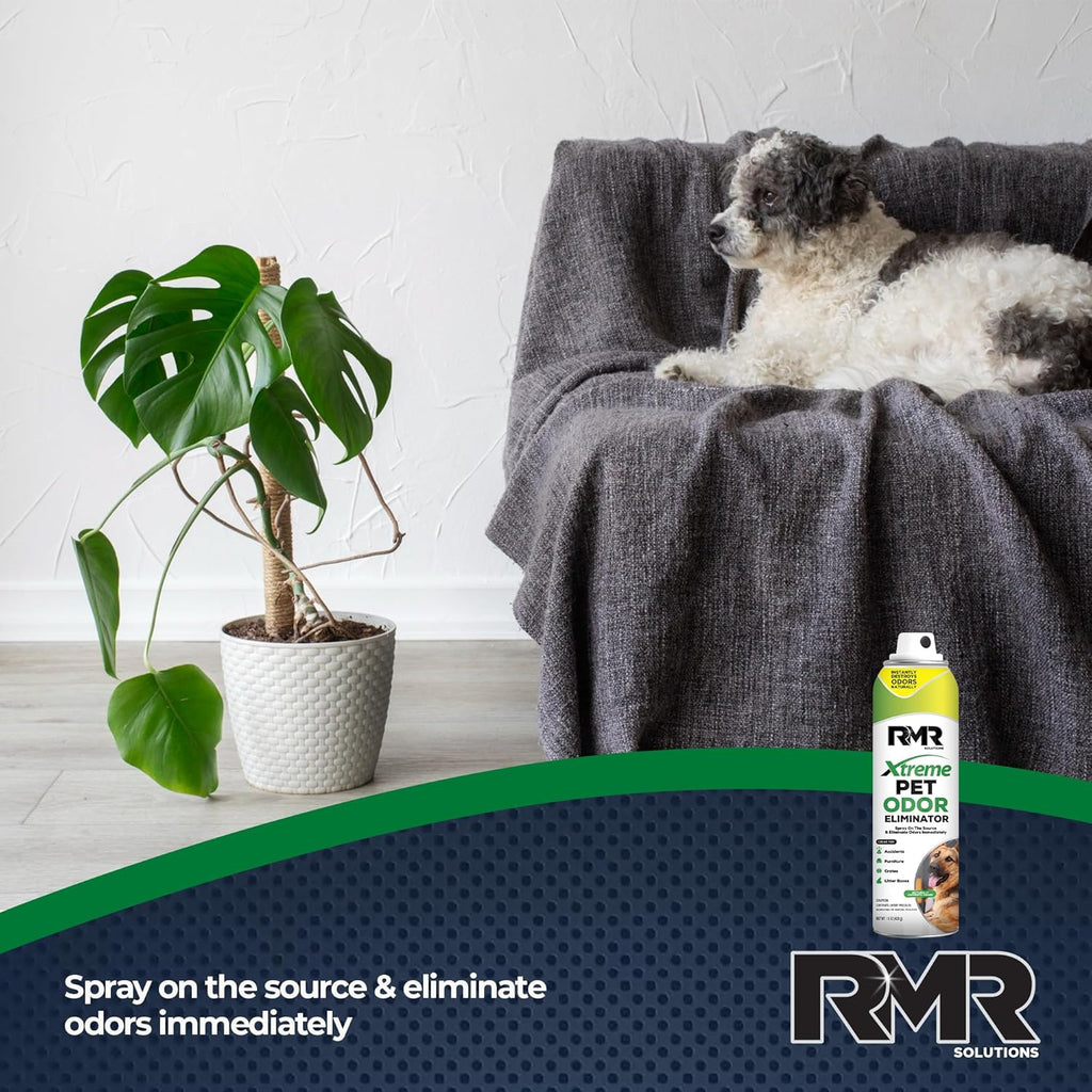 Using RMR Xtreme spray on a pet bed