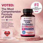 Wholesome Wellness raw probiotics capsule supplement back label details