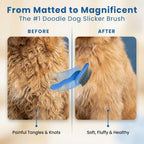 We Love Doodles large pet grooming tool curved head design for thick dog coats
